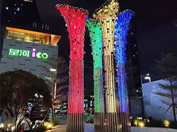 LED亮化燈光藝術，帶來愉快的視覺效果。